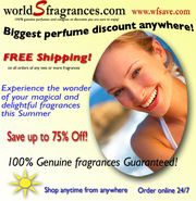 worldSfragrances.com- Save up to 75%OFF on Your delightful Perfumes